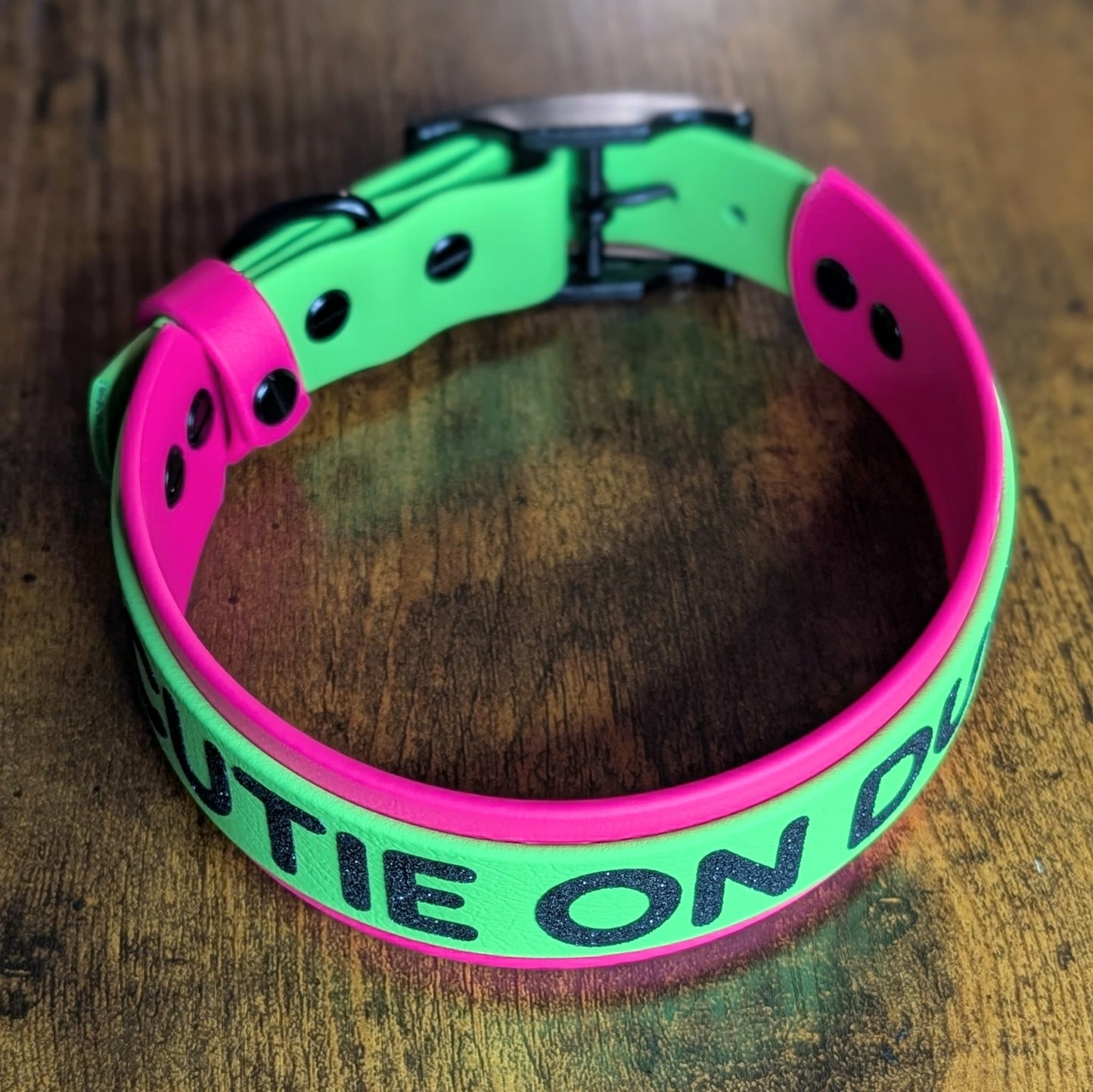 cutie on duty service dog collar