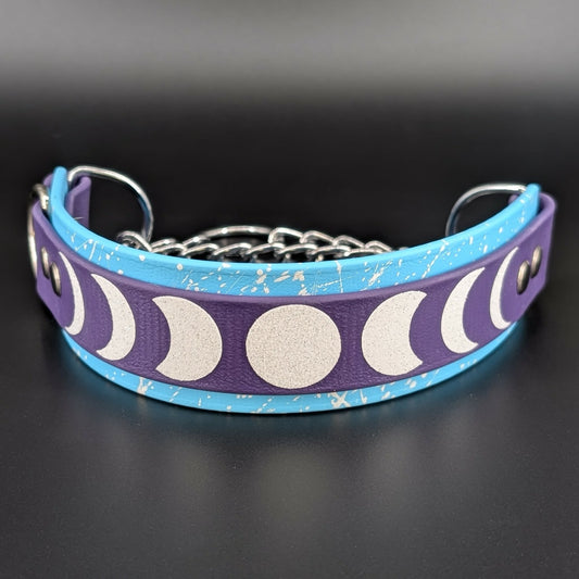 moon phases martingale dog collar