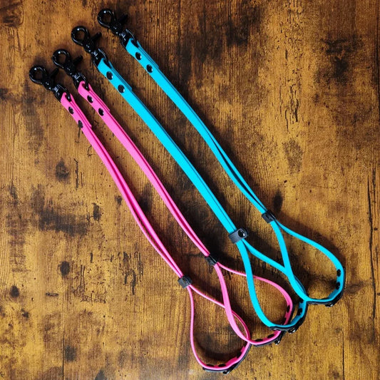 biothane dog grooming loops with fixed d ring