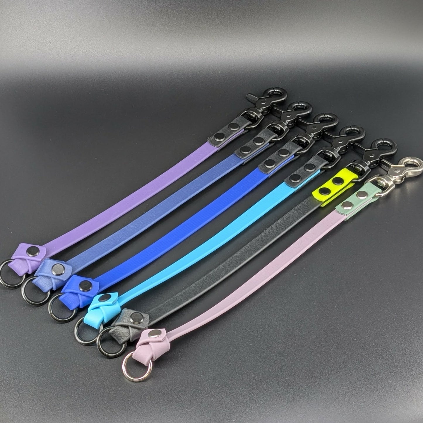 biothane knotted traffic training tab leash