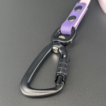 black auto locking carabiner clip