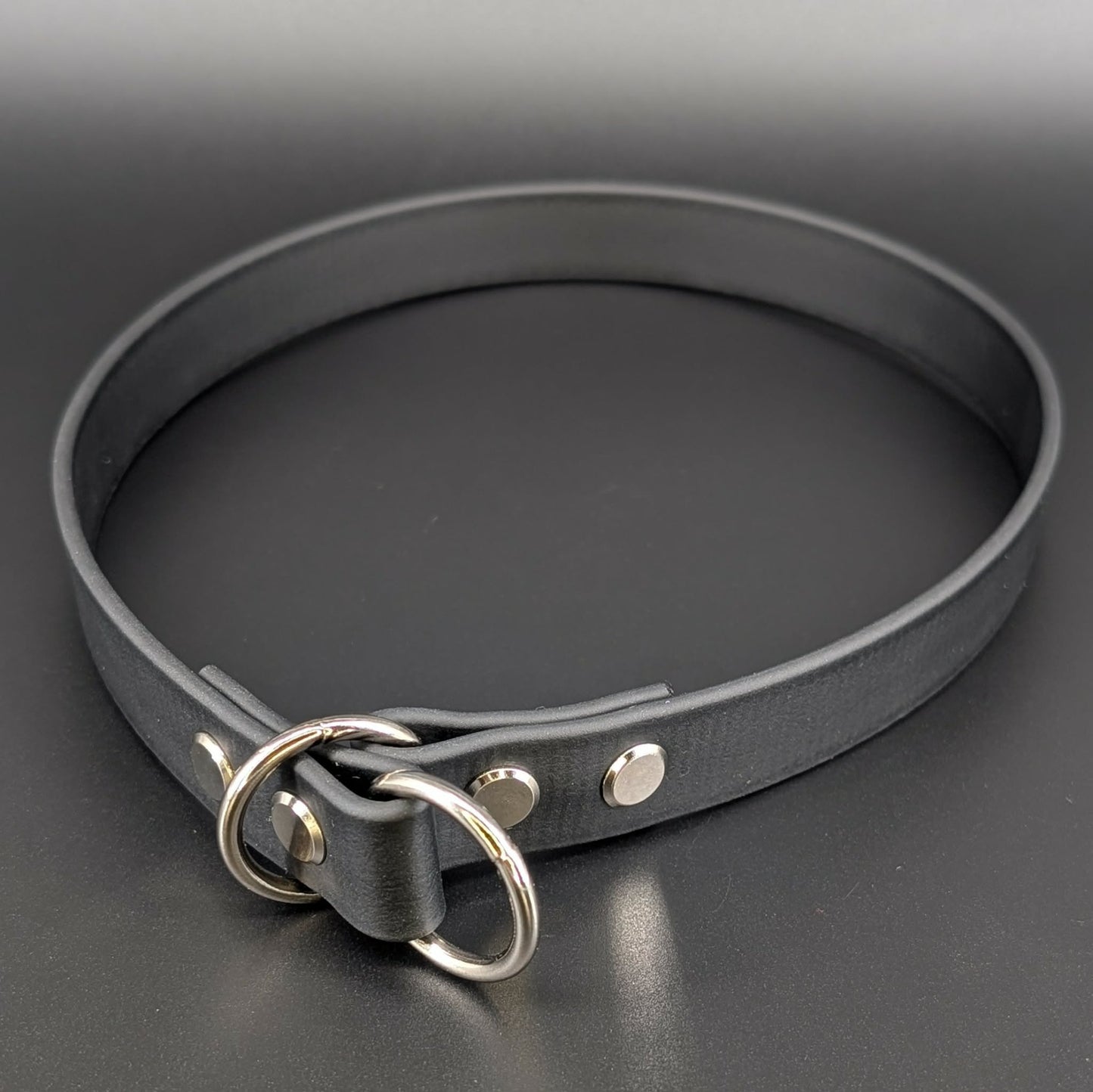 black biothane slip collar