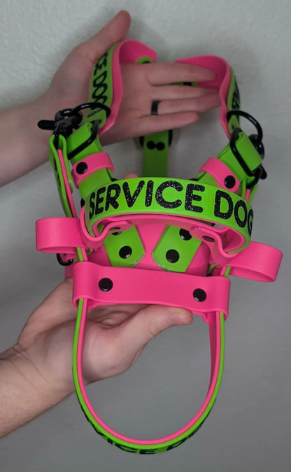 counterbalance harness made with biothane