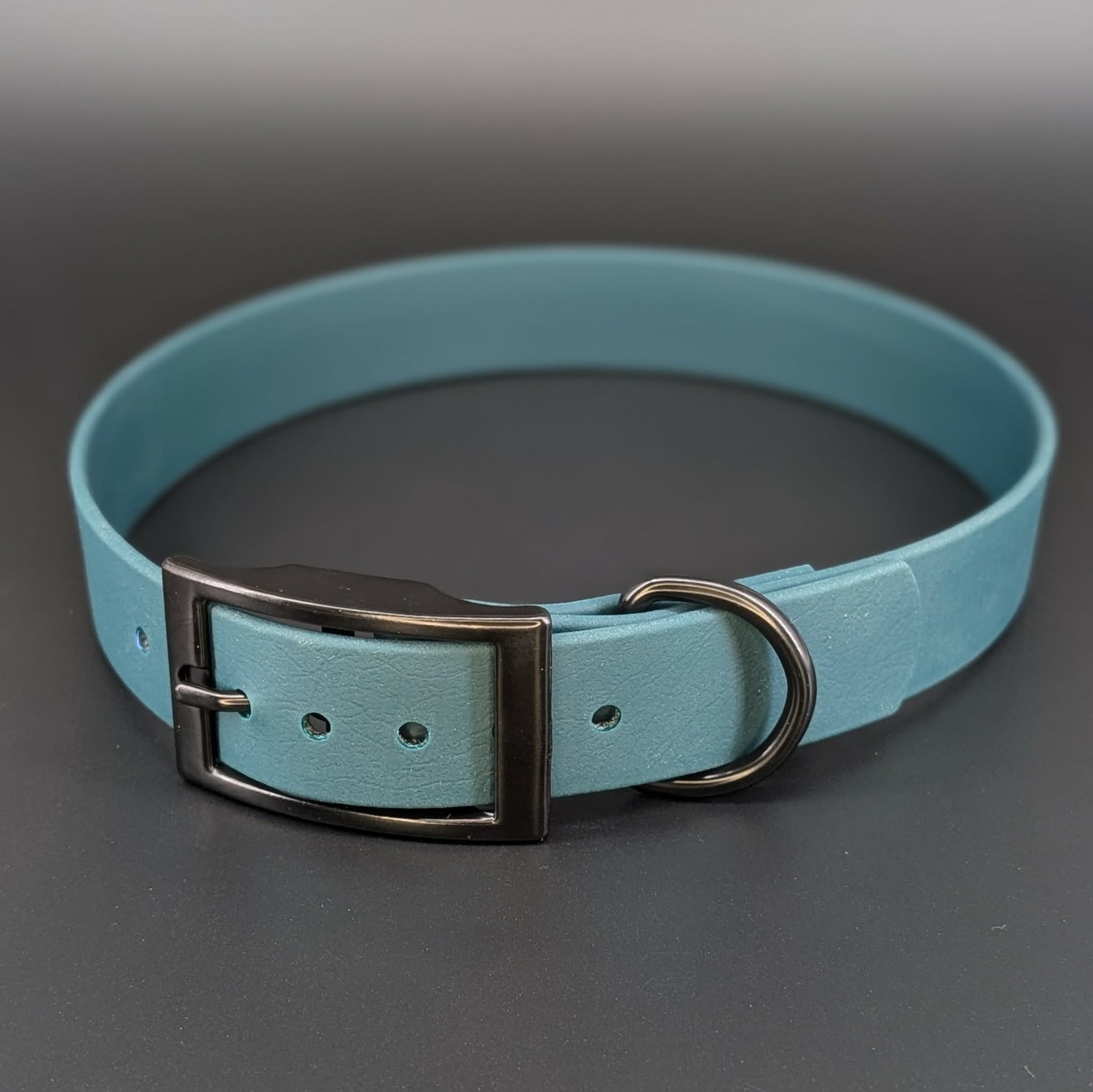dark green biothane dog collar