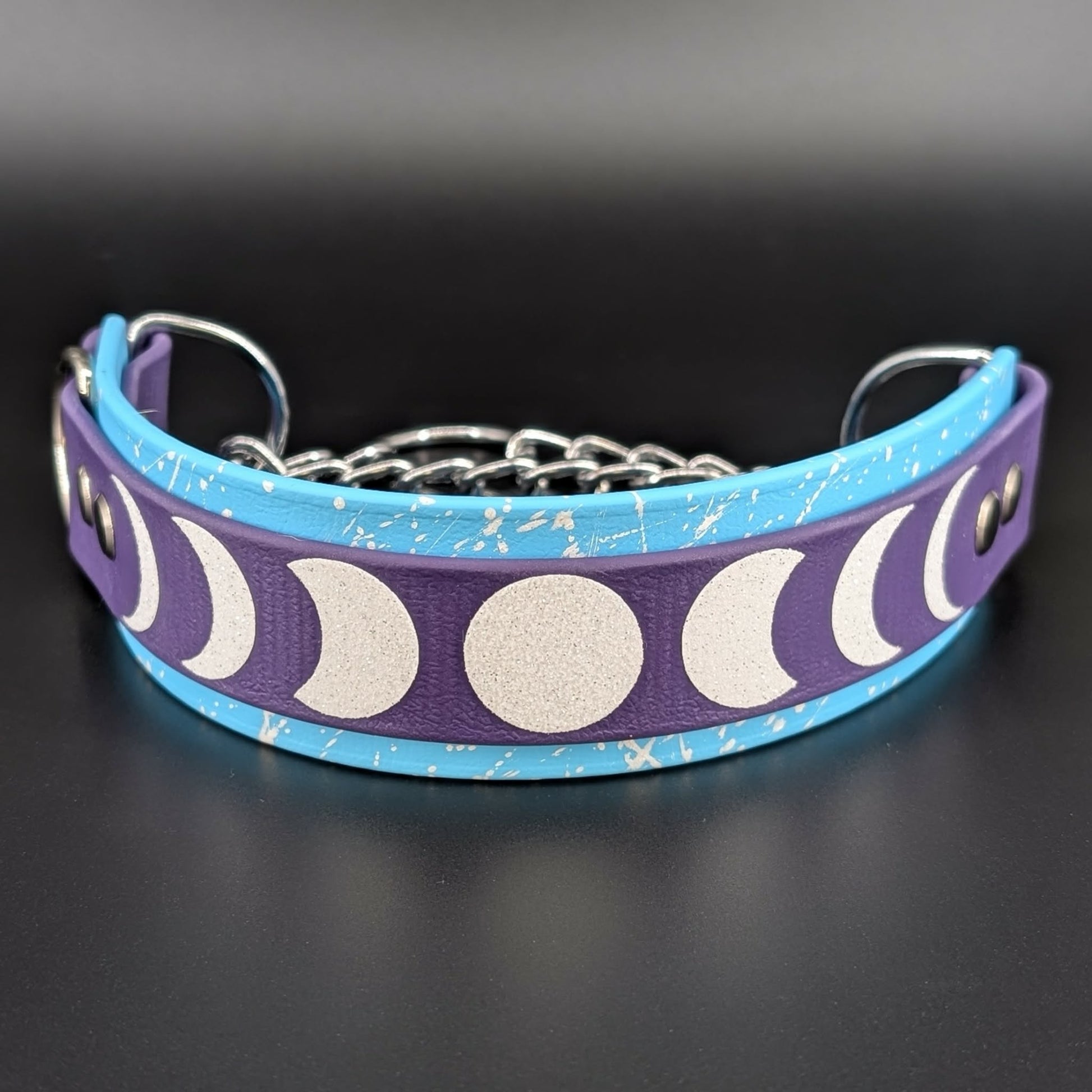 moon phases martingale dog collar