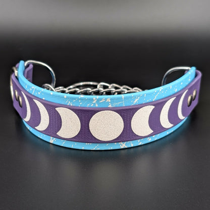 moon phases martingale dog collar