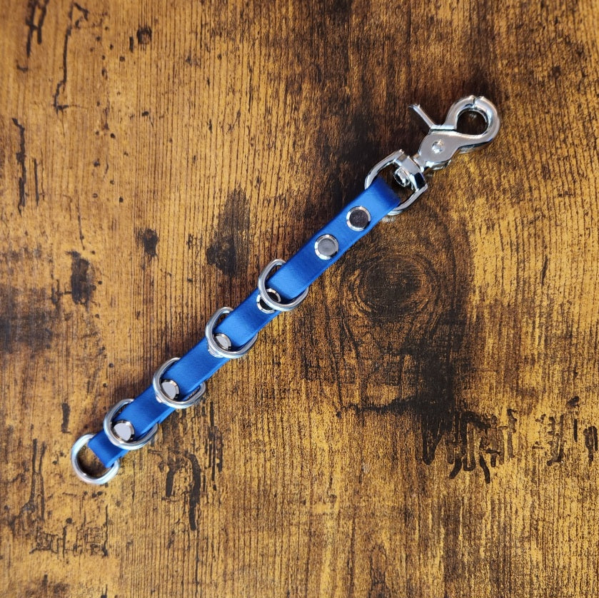 navy blue biothane grooming loop extender