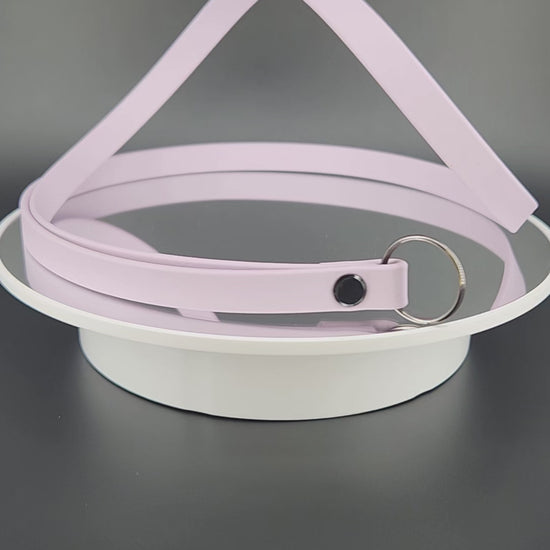 lavender biothane lanyard for e-collar remote