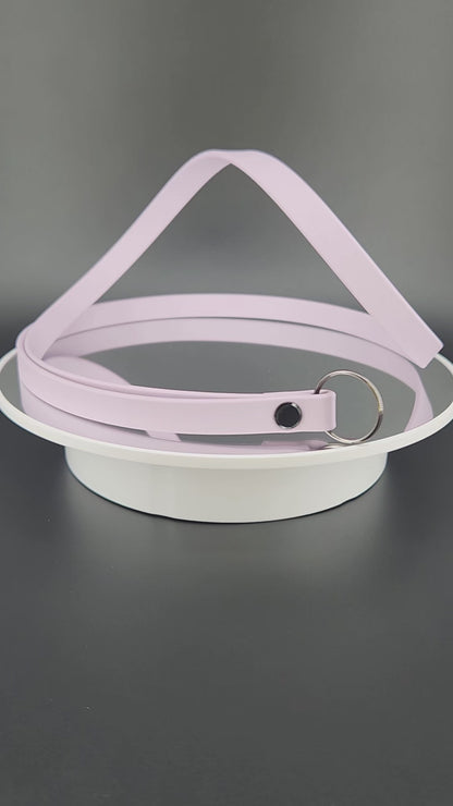 lavender biothane lanyard for e-collar remote