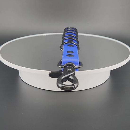royal blue biothane dog grooming loop extender