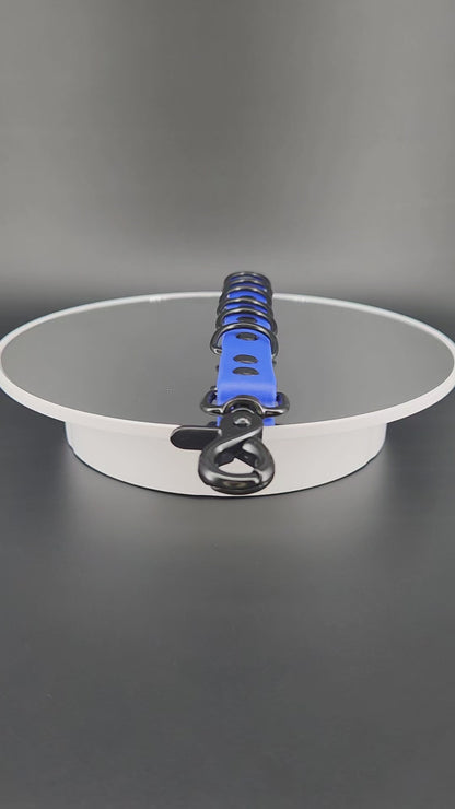 royal blue biothane dog grooming loop extender