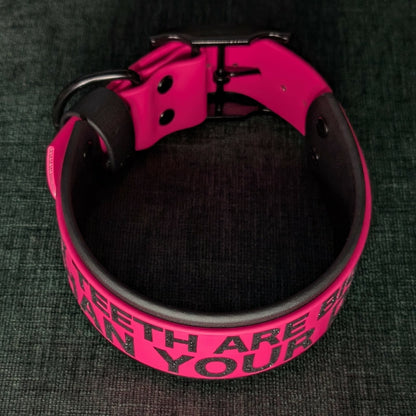 ready to ship 2 inch wide biothane dog collar