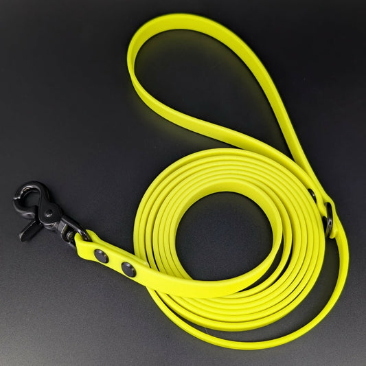 Ready to Ship - 7 Foot Long Yellow Biothane Leash