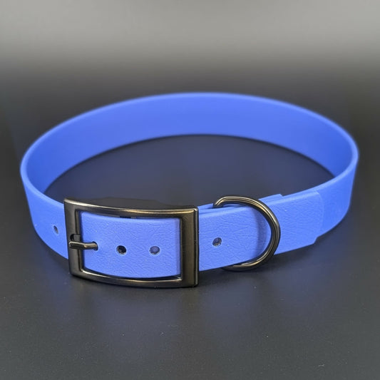 royal blue biothane dog collar