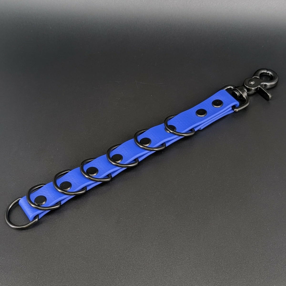 royal blue biothane dog grooming loop extender