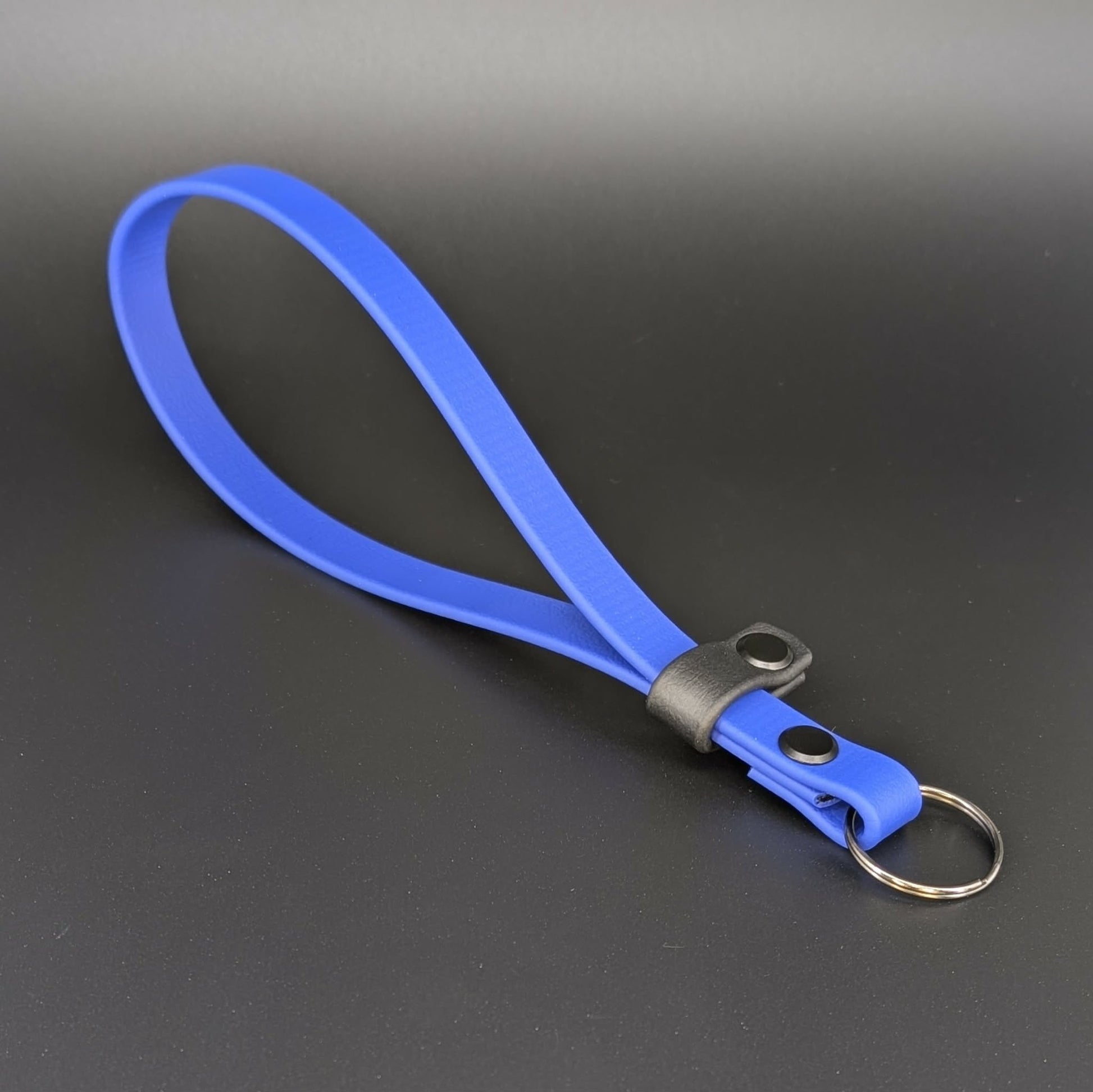 royal blue biothane e-collar remote wrist strap