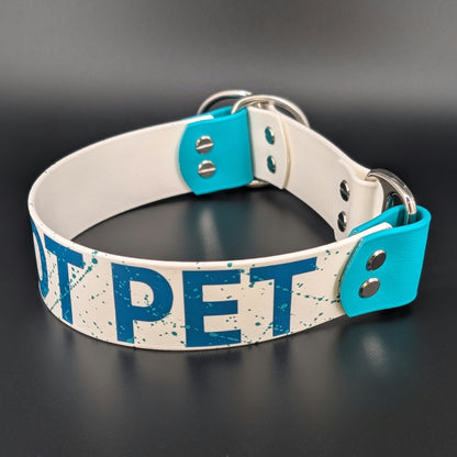 splatter paint limited slip do not pet collar