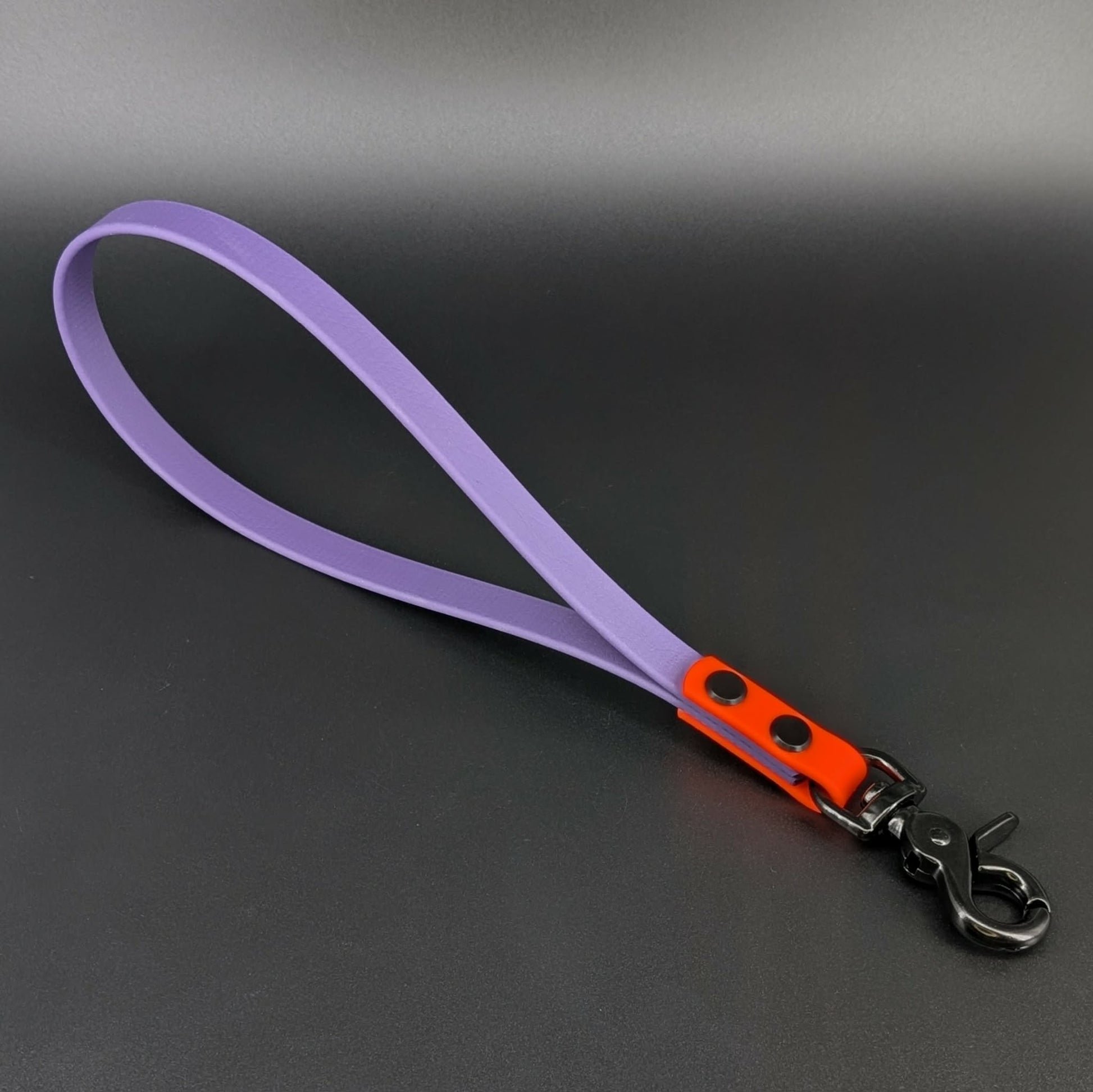 two tone biothane traffic handle for dog training