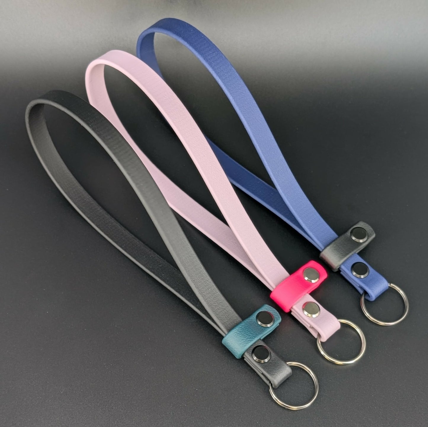 two tone biothane wrist straps for e-collar transmitter remotes