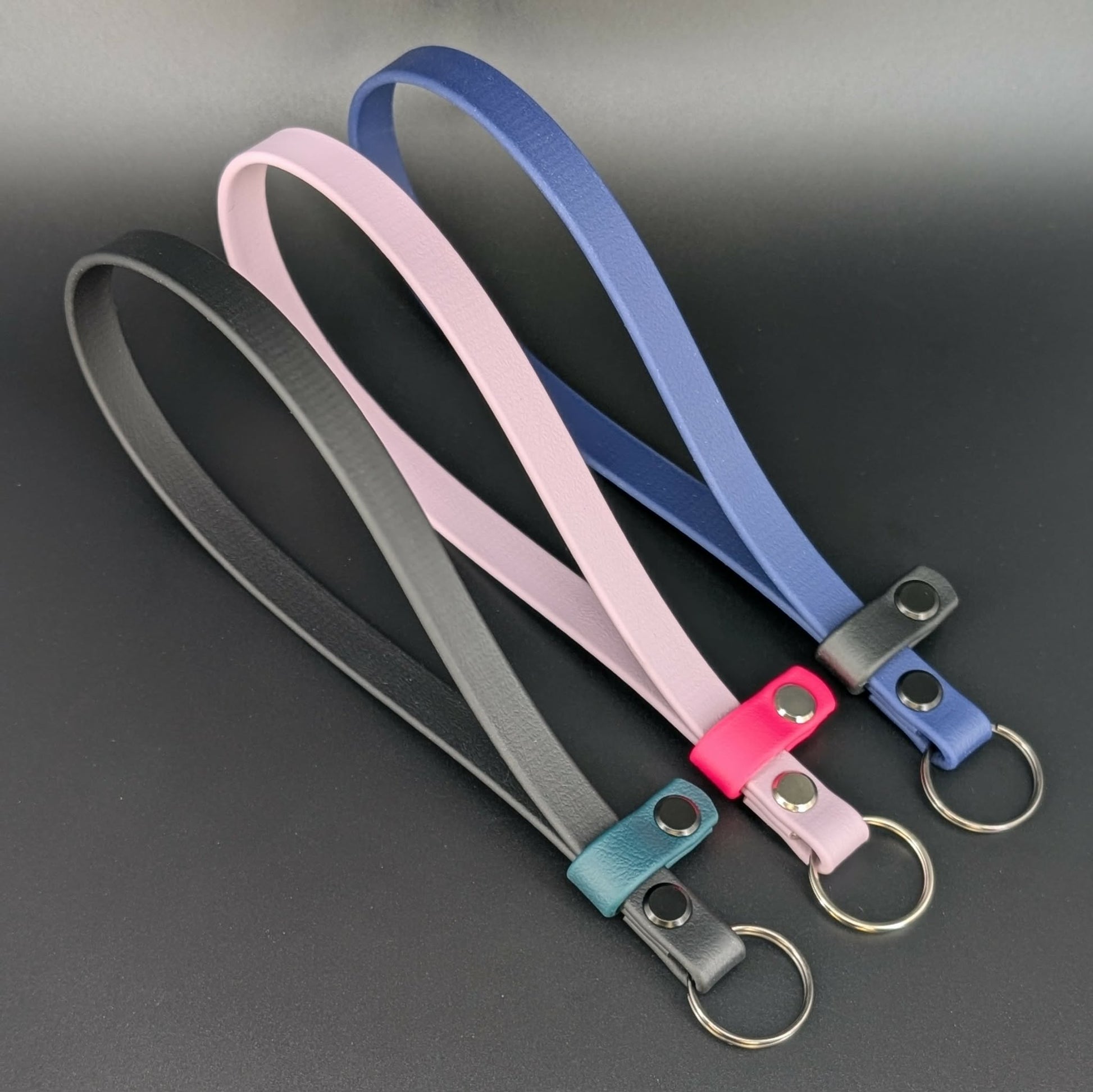 two tone biothane wrist straps for e-collar transmitter remotes