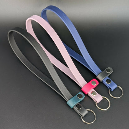 two tone biothane wrist straps for e-collar transmitter remotes