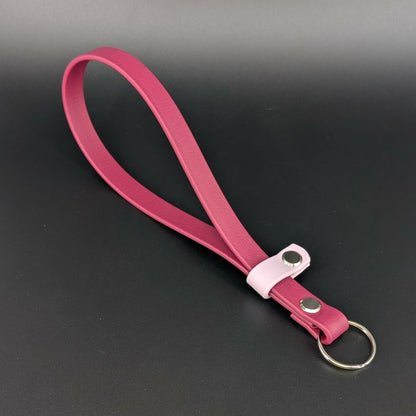wine and lavender biothane wrist strap for e-collar remote